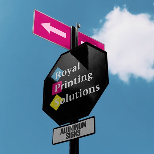 Solid Aluminum Signs Full Color Aluminum Signs