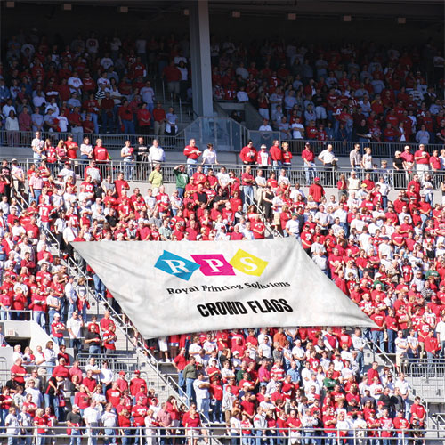 Full Color Crowd Flags