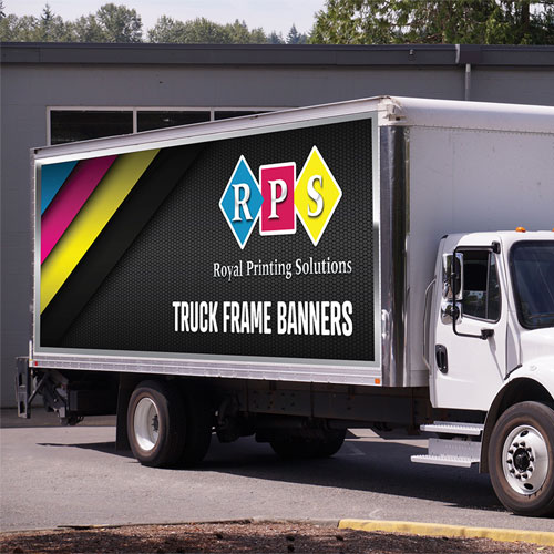 Truck Frame Banners Full Color Truck Frame Banners